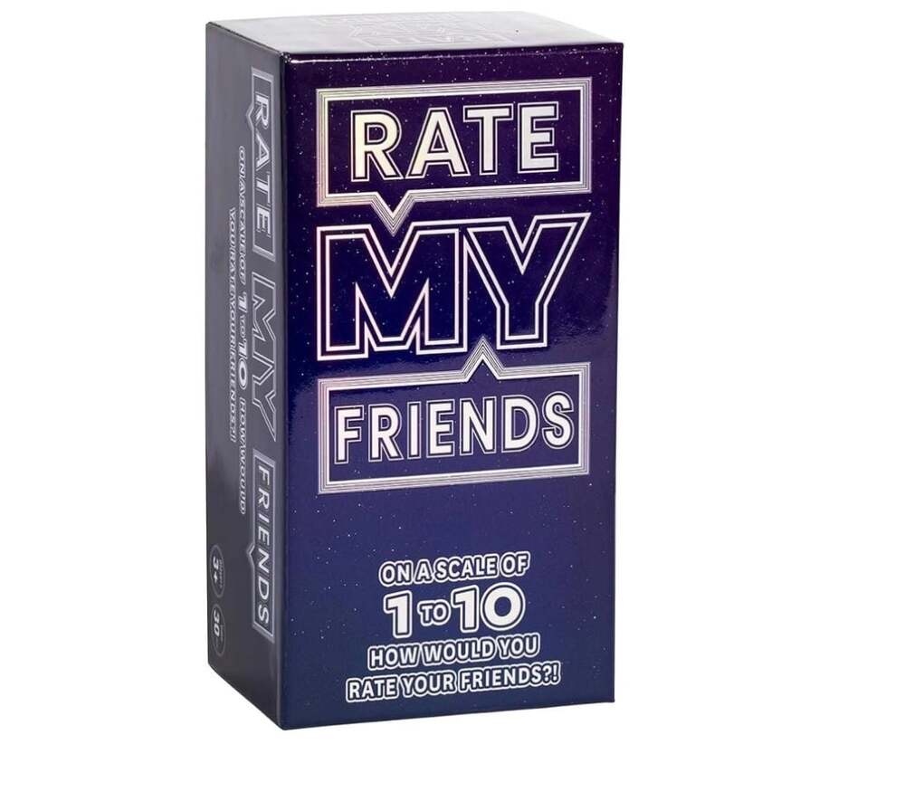 Rate My Friends Adult Party Card Game by Dyce Games